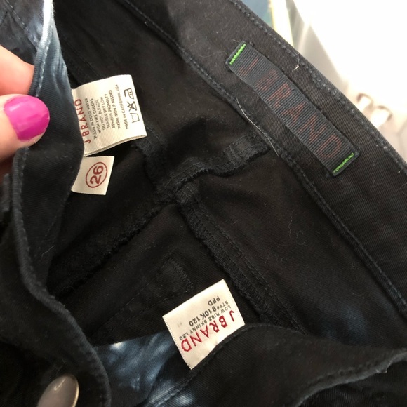 J brand black tie dye skinny jeans - Picture 6 of 7
